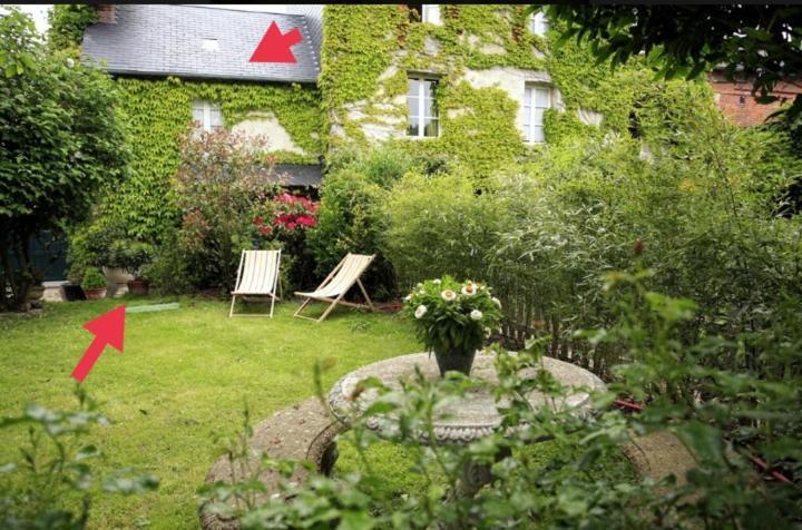 Les Chambres D'Hotes Le Val D'Honfleur Equemauville Ruang foto